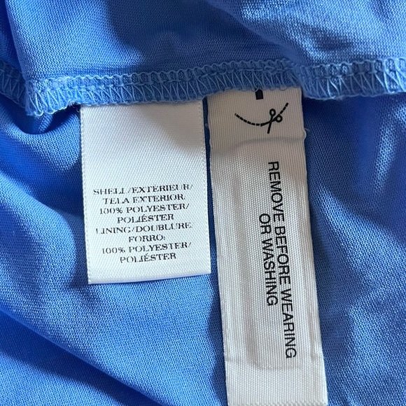 Ann Taylor Light Blue Sheer Blouse - Picture 4 of 7